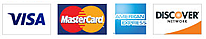 Payment Method Logos Visa, Mastercard, American Express, or Discover
